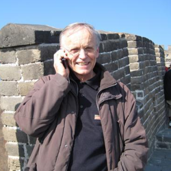 2011 mit Peter Neuner auf der Chinesischen Mauer