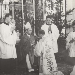 1964 Diakonatsweihe mit Bischof Paul Rusch (Innsbruck)